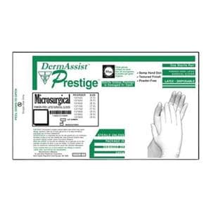 DermAssist Prestige Surgical Gloves 6.5 Natural