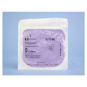 Polysorb Suture 0 18" Polyester Braid GS-22 Violet 12/Ca