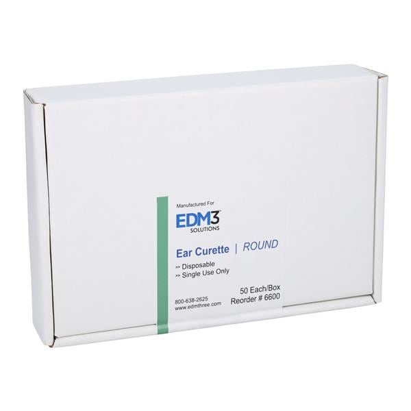 Ear Curette Plastic Disposable 50/Bx