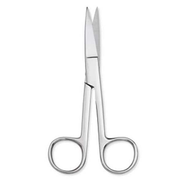 Scissors Straight 5-1/2" Stainless Steel Sterile Disposable 20/Ca