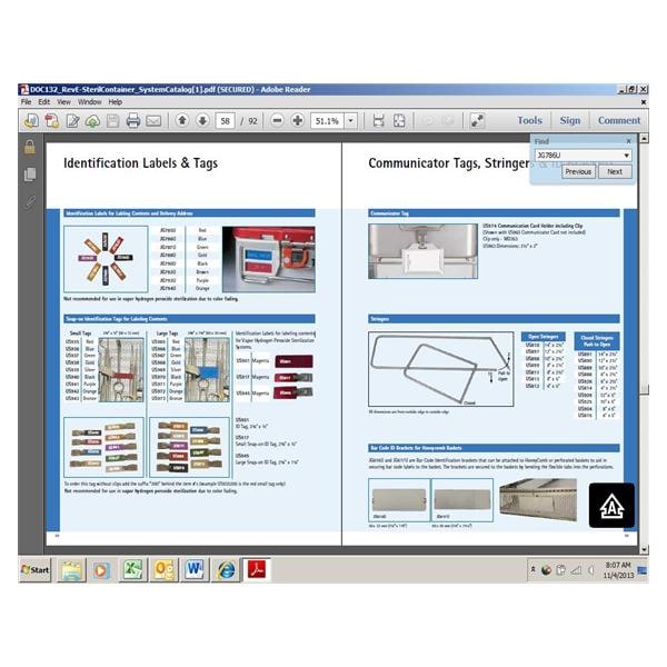 ID Label Sterilizer Gold Ea