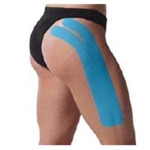 SpiderTech Kinesiology Tape 100% Cotton/Poly Acrylic Pre Cut Blue NS 5/Bx