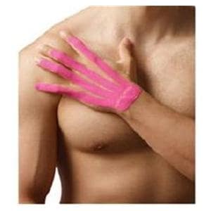 SpiderTech Kinesiology Tape 100% Cotton/Poly Acrylic Small Pink NS 10/Bx