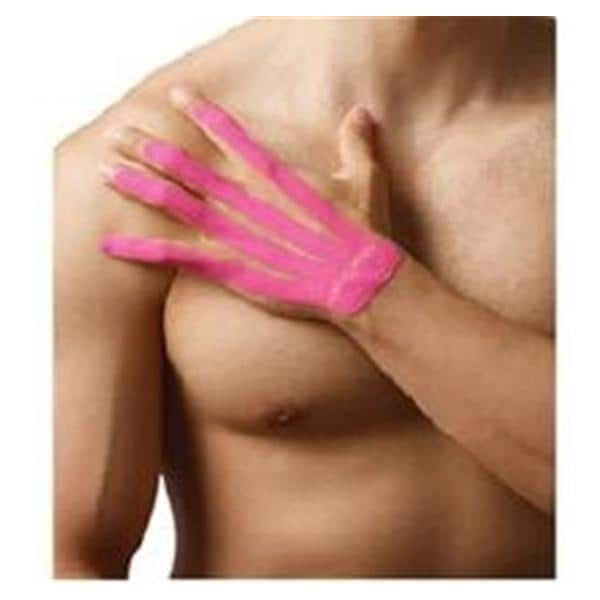 SpiderTech Kinesiology Tape 100% Cotton/Poly Acrylic Small Pink NS 20/Bx