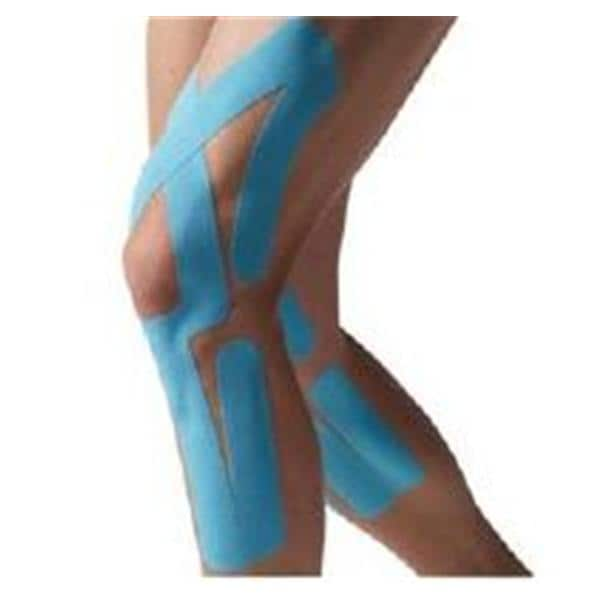 SpiderTech Kinesiology Tape 100% Cotton/Poly Acrylic Pre Cut Red NS 10/Bx