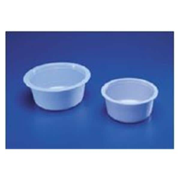 Solution Bowl Round Plastic Blue 16oz