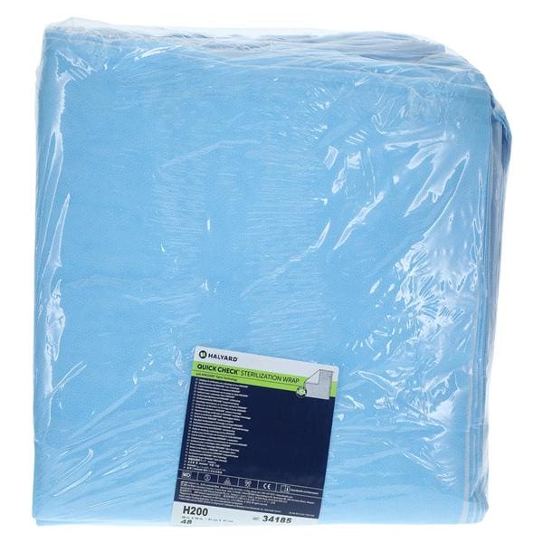 Kimguard CSR Wrap 36 in x 36 in White / Blue 144/Ca