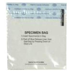 Speci-Gard Specimen Transport Bag Clear Press & Close w/ 2-Wall/ Pocket 2000/Ca