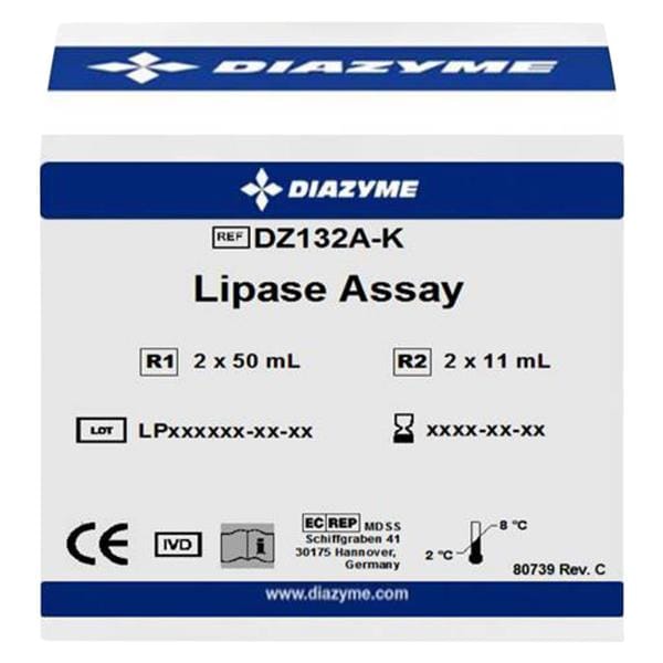 Lipase Test Kit 2x50/2x11mL Ea