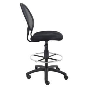 BOSS Drafting Stool Black 275lb Capacity