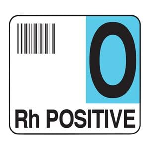 Label O Positive 500/Rl 500/Rl