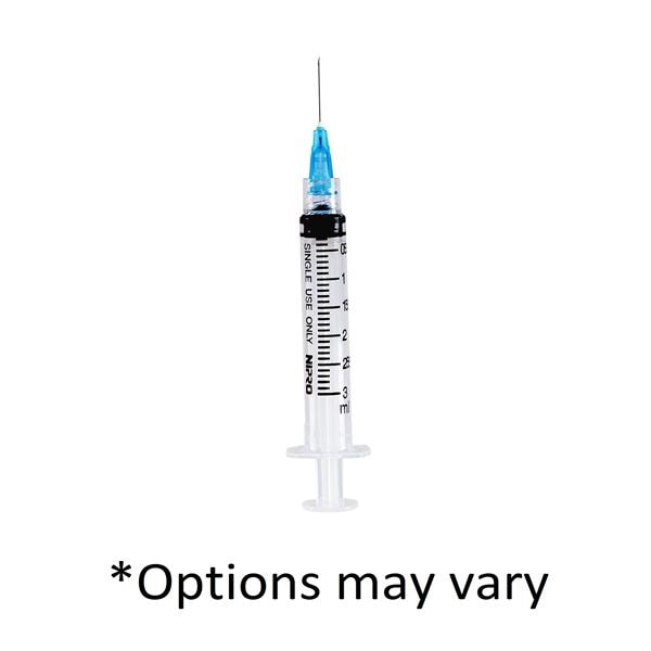 Dose Saver Hypodermic Syringe/Needle 22gx1-1/2" 3cc Conventional LDS 100/Bx, 10 BX/CA