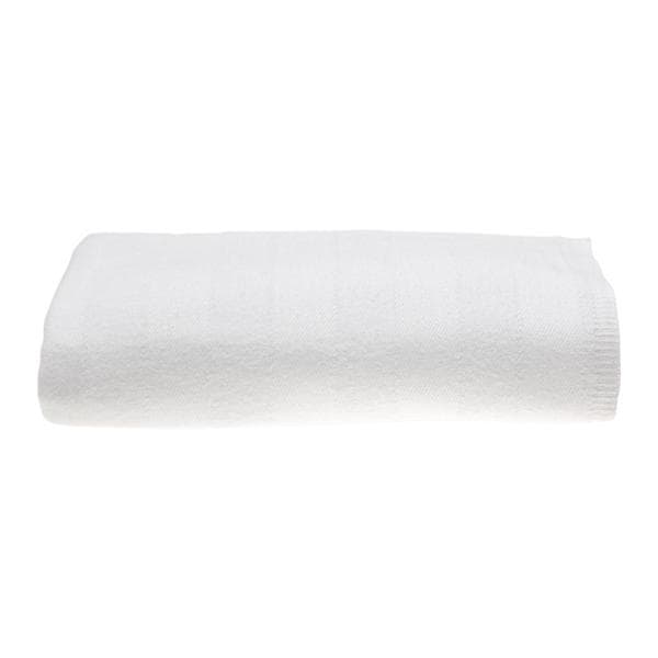 Spread Blanket White Cotton/Polyester 70x108