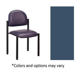 Side Chair Royal Blue Powder Coated 300lb Capacity Ea