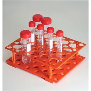 Test Tube Rack 15-50mm 50 Place Orange Ea