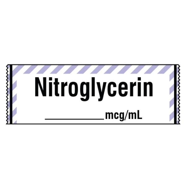 Anesthesia Tape Nitroglycerin mcg/mL White/Violet 1/2x500" 333/Rl