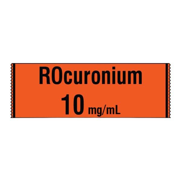 Anesthesia Tape Rocuronium 10 mg/mL Red 1/2x500" 333/Rl