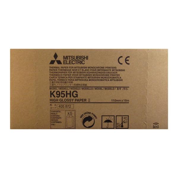 Mitsubishi Electronics Paper Thermal/ Media High Gloss For KP95HG 5Rl/Bx