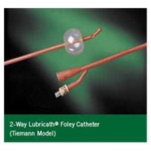 Lubricath Catheter Foley 20Fr 5cc Md Cd Olv Tp Rbr/Hdrphlc Ct 2Wy 16 Ea