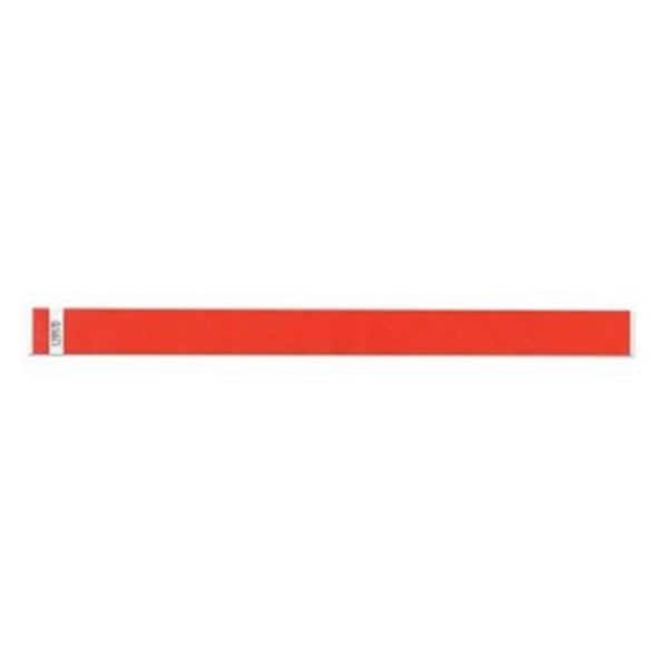 Tytan-Band Identification Wristband Tyvek Red Adult 500/Pk