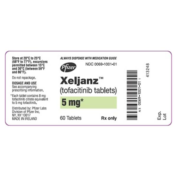 Xeljanz Tablets 5mg Bottle 60/Bottle