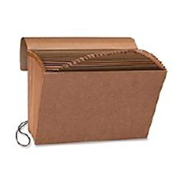 Sparco Heavy-Duty A-Z Accordion File Letter Size Brown Ea