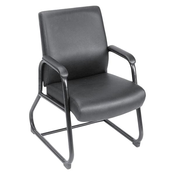 CaressoftPlus Guest Chair Steel Frame Black Ea