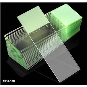 Diamond Frosted Microscope Slide 25x75mm Green 1440/Ca