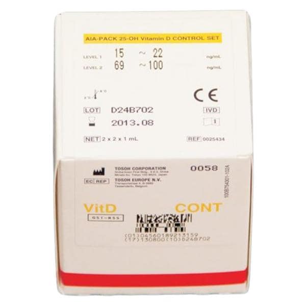 ST AIA-Pack OH Vitamin D 2 Level Control 4x1mL For Analyzer 4x1mL