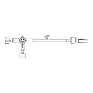 Medex IV Extension Set 12" Male Luer Lock Adapter 25/Ca