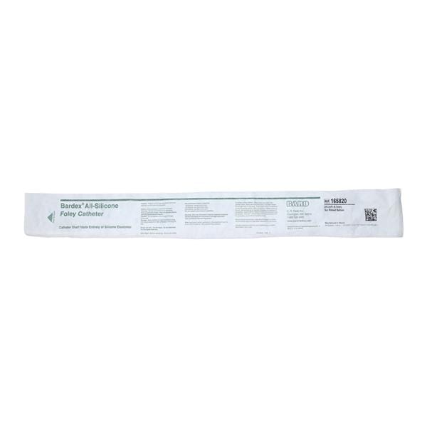 Bardex Catheter Foley 20Fr 5cc Short Round Tip 1% Silicone 2-Way Ea