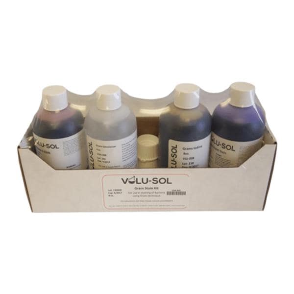 Assorted Gram Stain Kit 4x4mL Ea