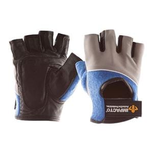 Gel/Leather/Terry Cloth Work Gloves Small Black