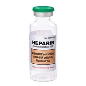 Heparin Sodium Injection 1000U/mL MDV 30mL 10/Package