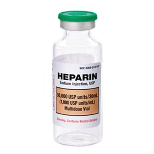 Heparin Sodium Injection 1000U/mL MDV 30mL 10/Package