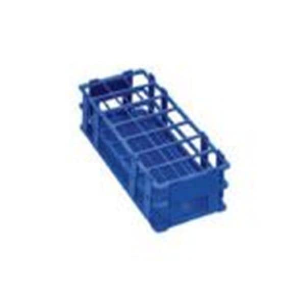 Test Tube Rack 30mm 24 Place Blue Ea