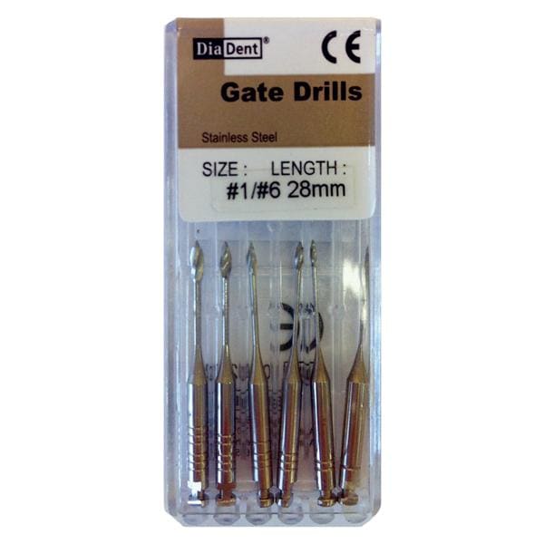 Gates Glidden Drill 28 mm Size 1 6/Pk