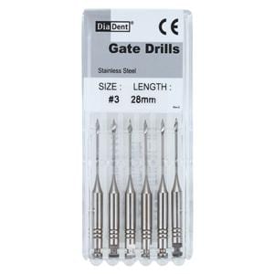 Gates Glidden Drill 28 mm Size 3 6/Pk