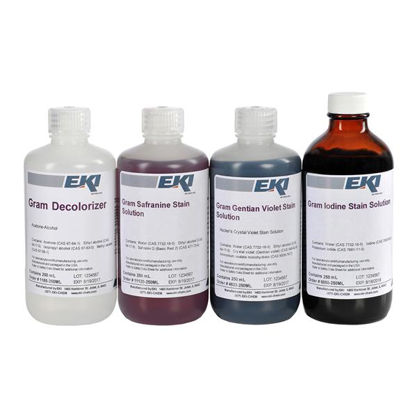 Gram Stain Kit With 35deg Labeling Area Ea