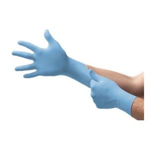 Micro-Touch Nitrile Exam Gloves X-Large Extended Blue Sterile