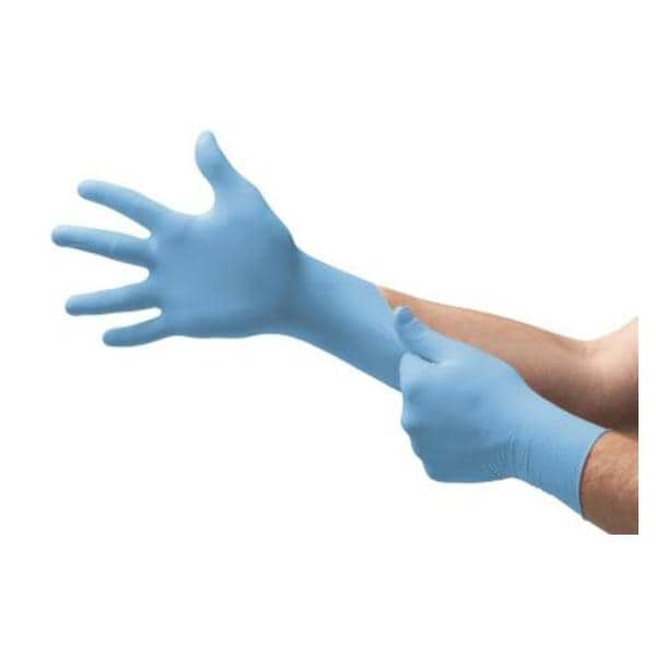 Micro-Touch Nitrile Exam Gloves X-Large Extended Blue Sterile