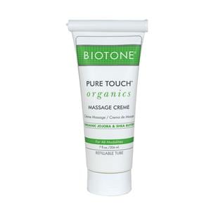 Biotone Pure Touch Organic Massage Cream 7oz Ea