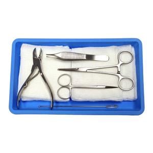 Nail Removal Tray Gauze/Adson Forcep 1x2 Teeth