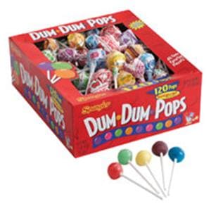 Dum-Dum Lollipops Assorted 120/Bx