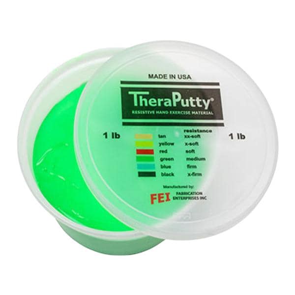 CanDo Theraputty Exercise Putty Green Ea