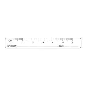 Ruler Label Specimen Date White 3x3/8" 1000/Rl