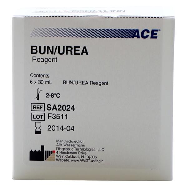 BUN Reagent 6x30mL 600 Count 6/Bx