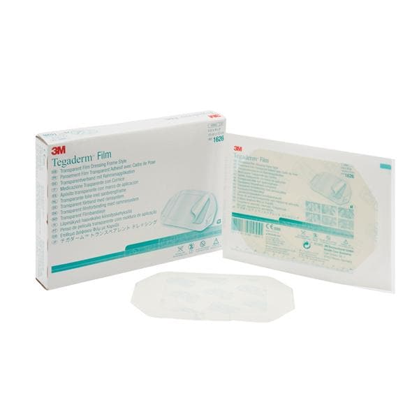 Tegaderm Film IV Dressing 4x4-3/4" Sterile Adhesive Adherent Transparent LF