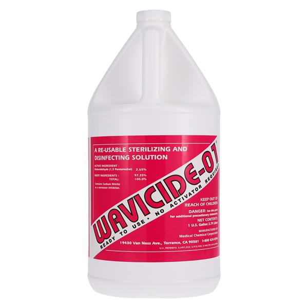 Wavicide 01 Surface Liquid Disinfectant 2.65% Glutaraldehyde 1 Gallon Ea, 4 EA/CA