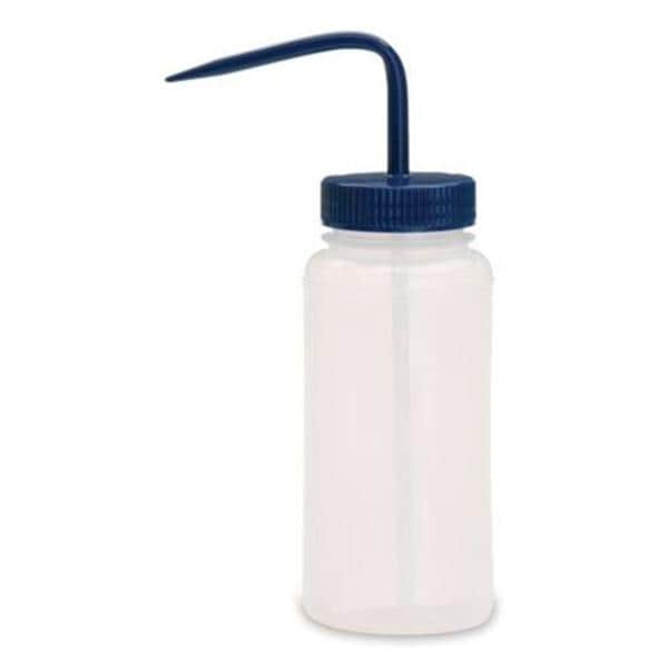 Wash Bottle Plastic Blue 500mL 2/Pk